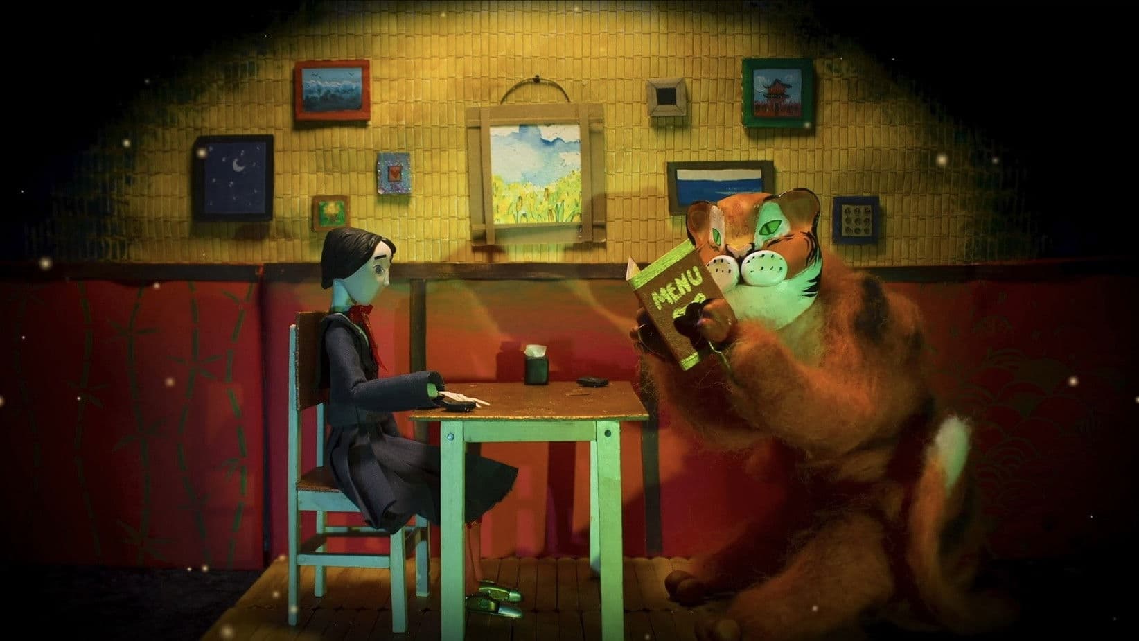 Tiger is Strolling Around