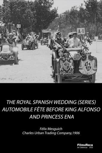 Automobile Fête Before King Alfonso and Princess Ena